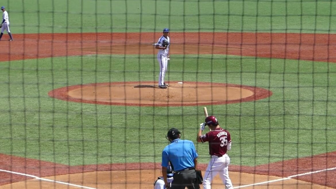 2024年8月13日イースタンリーグ 横浜DeNA－東北楽天 ・1回表 東北楽天の攻撃