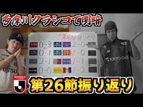 【多摩川クラシコで明暗】上位チームが揃って足踏み!札幌vs福岡は終盤にドラマが! 小原GMのJ1第26節振り返り 2024 【多摩川クラシコで明暗】上位チームが揃って足踏み!札幌vs福岡は終盤にドラマが! 小原GMのJ1第26節振り返り 2024