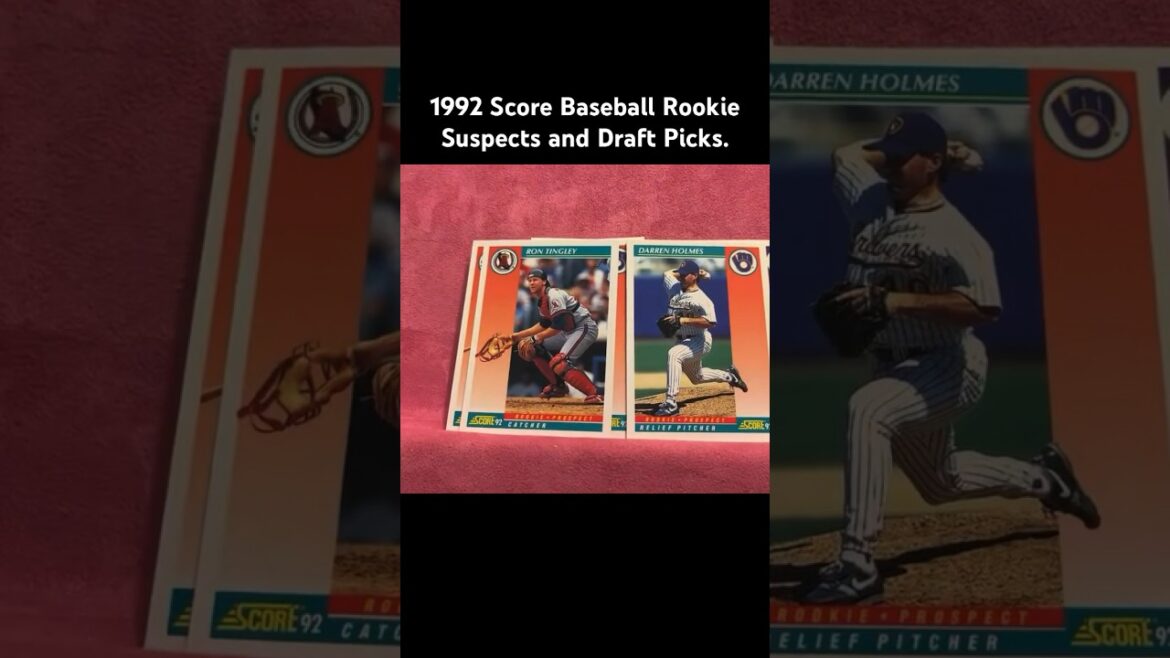 $10 Card Binder-1992 Score Baseball Rookie Prospects & Draft Picks (14) #shorts #rdj3video #junkwax