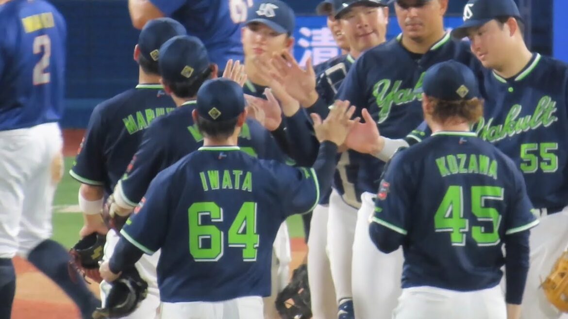【長岡2発で接戦制す】ヤクルトスワローズ勝利の瞬間　横浜DeNAベイスターズ戦
