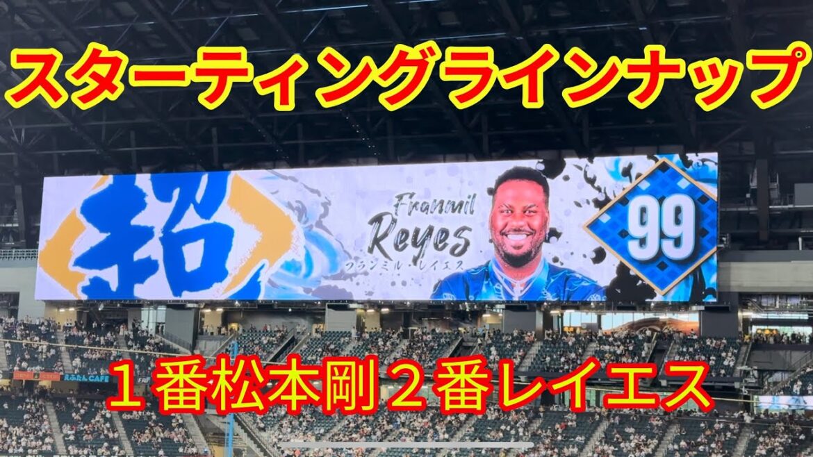 【20240814】スターティングラインナップ