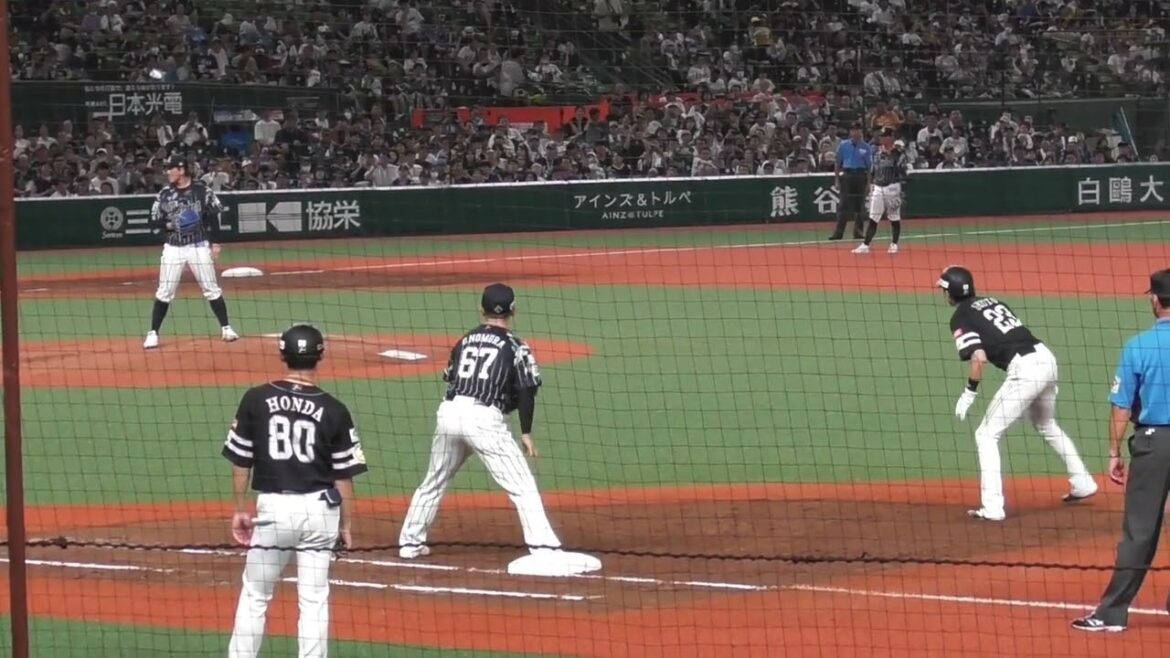 【隅田投手の牽制球】ベルーナドーム　西武vsソフトバンク　2024/08/14