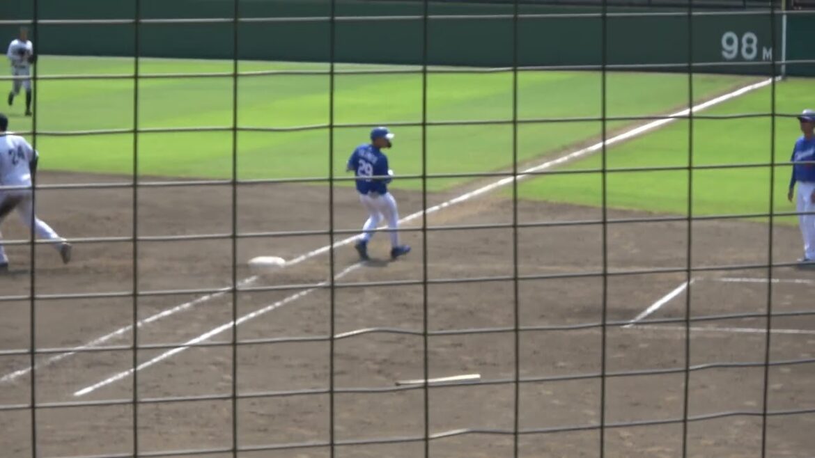 中日ドラゴンズ 辻本倫太郎選手 第2打席 ショートゴロ VS くふうハヤテベンチャーズ 木下幹也投手 2024/8/2 愛鷹球場