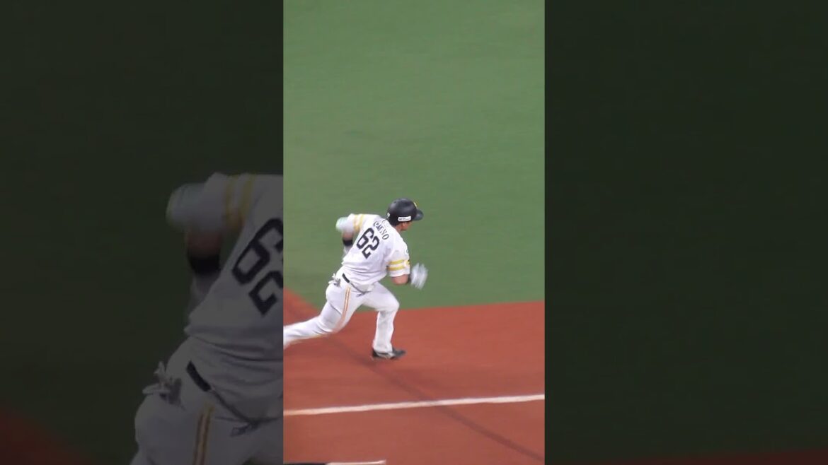 海野 隆司　1アウト満塁センター前タイムリーヒット　#福岡ソフトバンクホークス #shorts