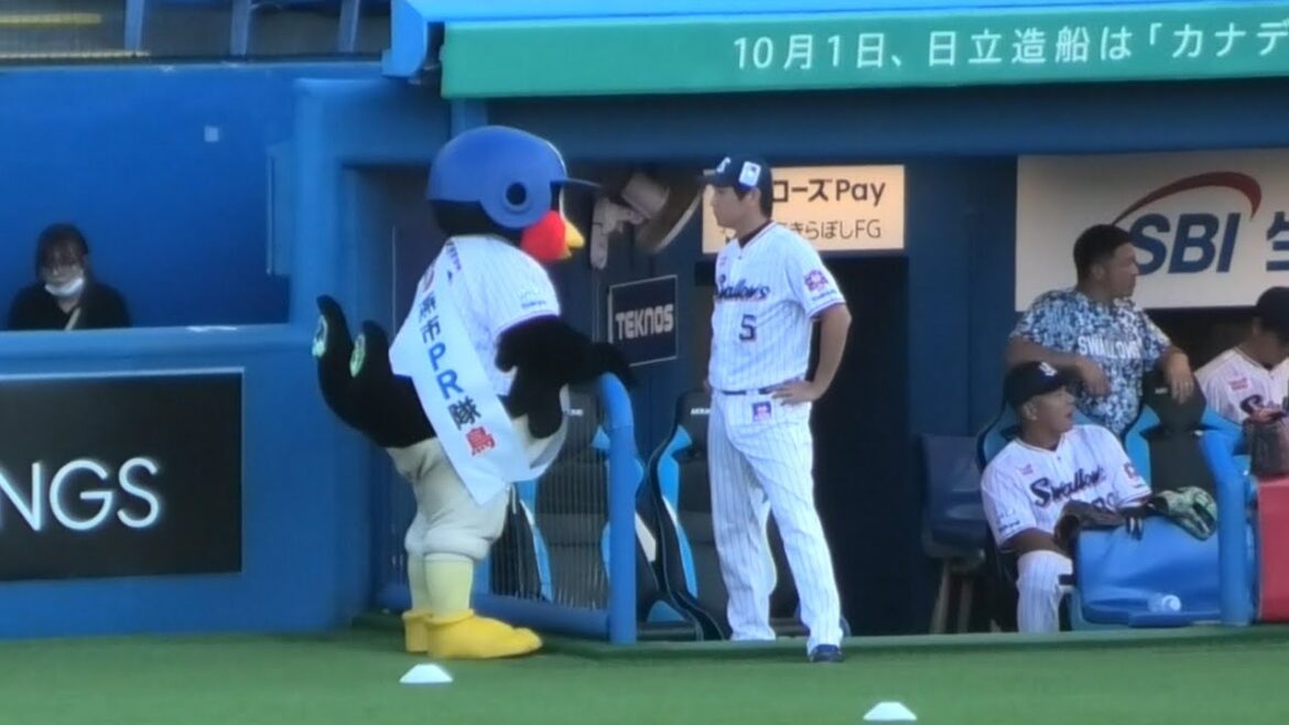 つば九郎、川端慎吾さんと語らう 20240817