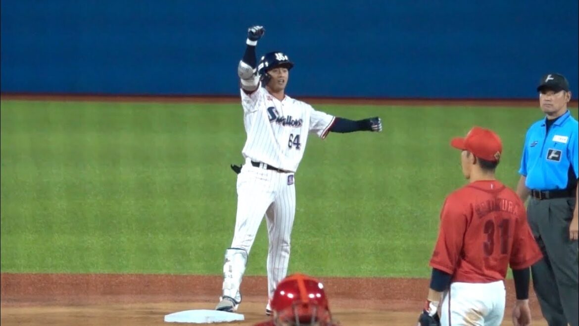 岩田幸宏ブーム到来！？タイムリー2ベースヒットでビッグイニングに！東京ヤクルトスワローズ 2024/08/17