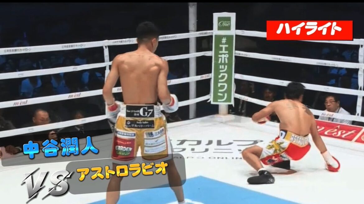 中谷潤人VSビンセント・アストロラビオ, ハイライト  Junto Nakatani vs. Vincent Astrolabio - Highlights