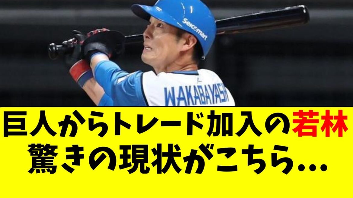 【日ハム】巨人からトレード加入の若林晃弘の現状がこちら