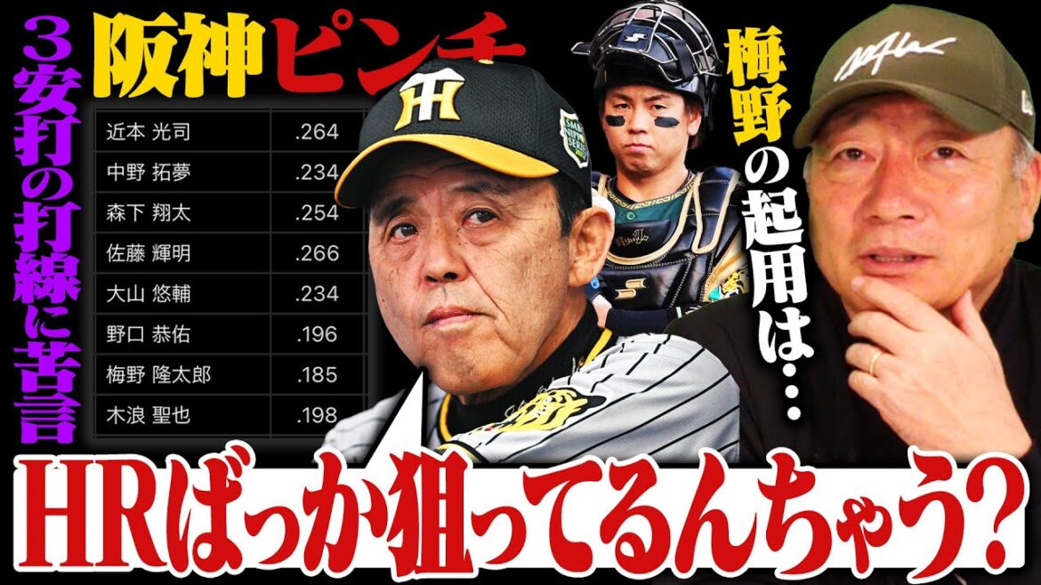 【どうなる阪神!?】阪神元気なくない？首位広島に今季最大の4.5ゲーム差『阪神の一番の問題は〇〇‼︎』今後浮上するためにはどうすればいいのか⁉︎