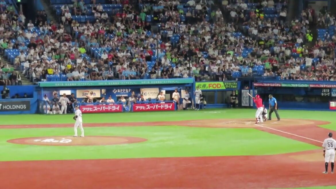 カープ堂林翔太ハッピーバースデーコール⇒チャンステーマスーパー　対ヤクルトスワローズ　2024.8.17