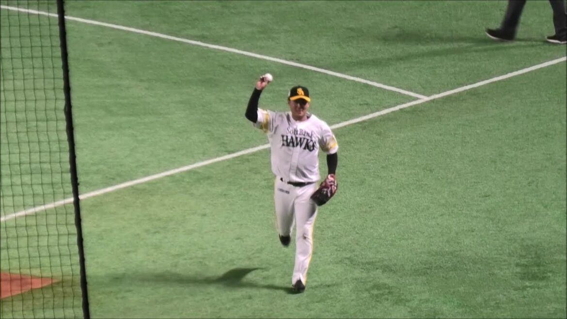 ソフトバンク 石塚綜一郎 ファインプレー！！👏 2024.8.17