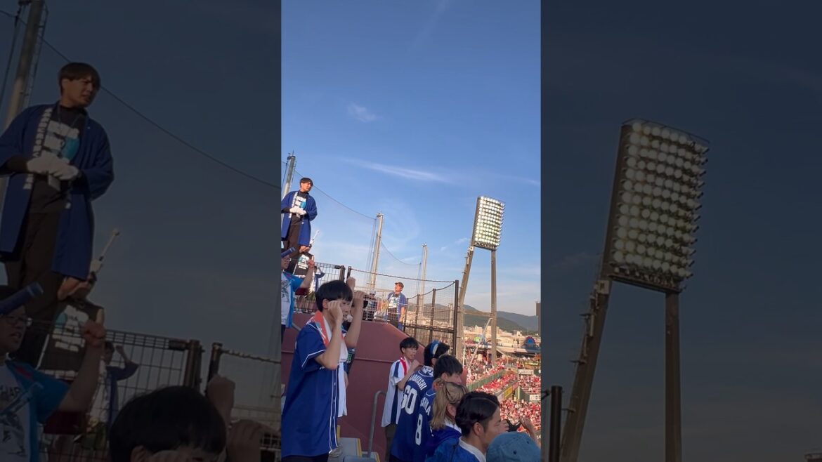 続け💫続け💫周平🎉2024.8.2 マツダスタジアム　0-1 負け　ビジターパフォーマンス席 中日応援 #中日 #ドラゴンズ　#広島カープ
