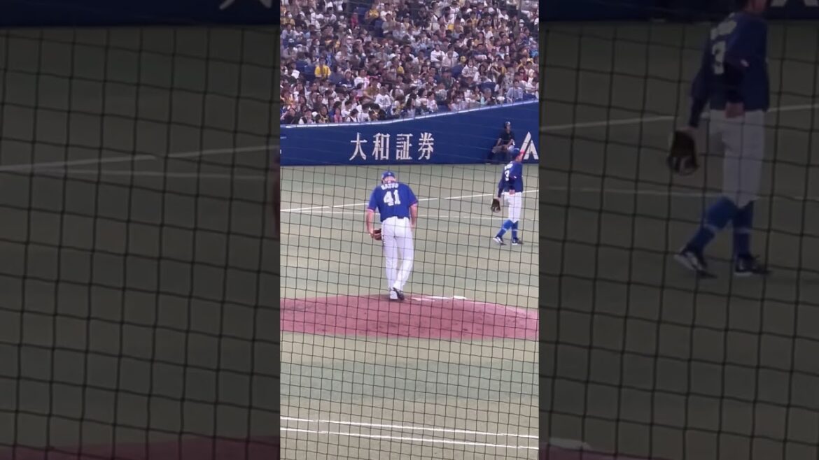 158キロ‼️日本人タイ記録の勝野🌈セットアッパー2024.4.14 ナゴド・阪神3回戦　#梅津 #トミージョン #復活