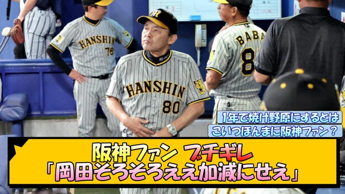 阪神ファン ブチギレ「岡田そろそろええ加減にせえ」【なんJ/2ch/5ch/ネット 反応 まとめ/阪神タイガース/岡田監督/梅野隆太郎】