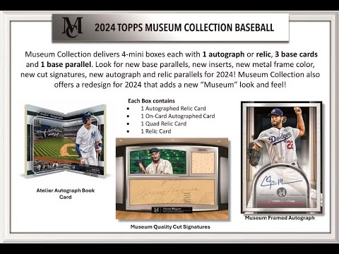 野球カード ケース開封 BGB1525 MLB 2024 TOPPS MUSEUM COLLECTION GROUP BREAKS BROG水道橋店 トレカ開封動画 大谷翔平 山本由伸 今永昇太 野球カード ケース開封 BGB1525 MLB 2024 TOPPS MUSEUM COLLECTION GROUP BREAKS BROG水道橋店 トレカ開封動画 大谷翔平 山本由伸 今永昇太