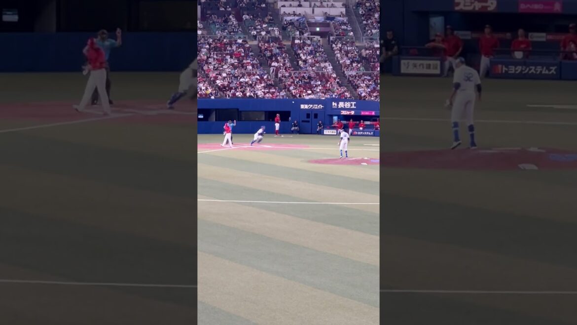 秋山フルスイング💫前に飛ばず💦ファール🫨ライデルマルティネスの攻撃📣 ナゴヤドーム2024.7.7 広島戦2-1サヨナラ勝ち🥰カリステ先制点・板山サヨナラヒット🌈 #ブルーサマーフェスタ