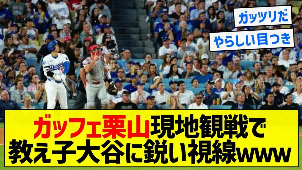【ガッツリ○○○】ガッフェ栗山現地観戦で教え子大谷に鋭い視線www【5chまとめ】 【ガッツリ○○○】ガッフェ栗山現地観戦で教え子大谷に鋭い視線www【5chまとめ】