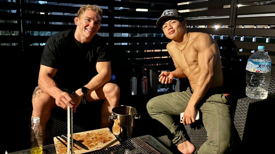 試合前のヒロヤとビリーで肉をしばいてきた【報告があります】 試合前のヒロヤとビリーで肉をしばいてきた【報告があります】