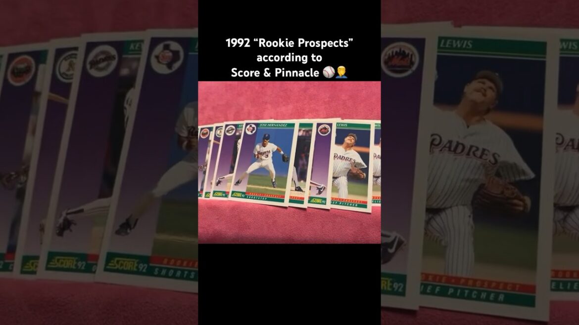$10 Card Binder-1992 Score & Pinnacle Baseball “Rookie Prospects” #shorts #rdj3video #baseballcards