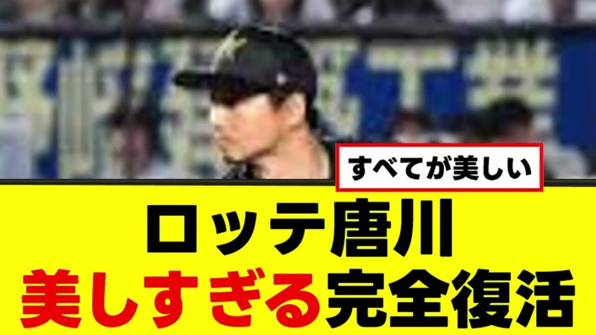 【美しすぎる】ロッテ唐川大復活 【美しすぎる】ロッテ唐川大復活