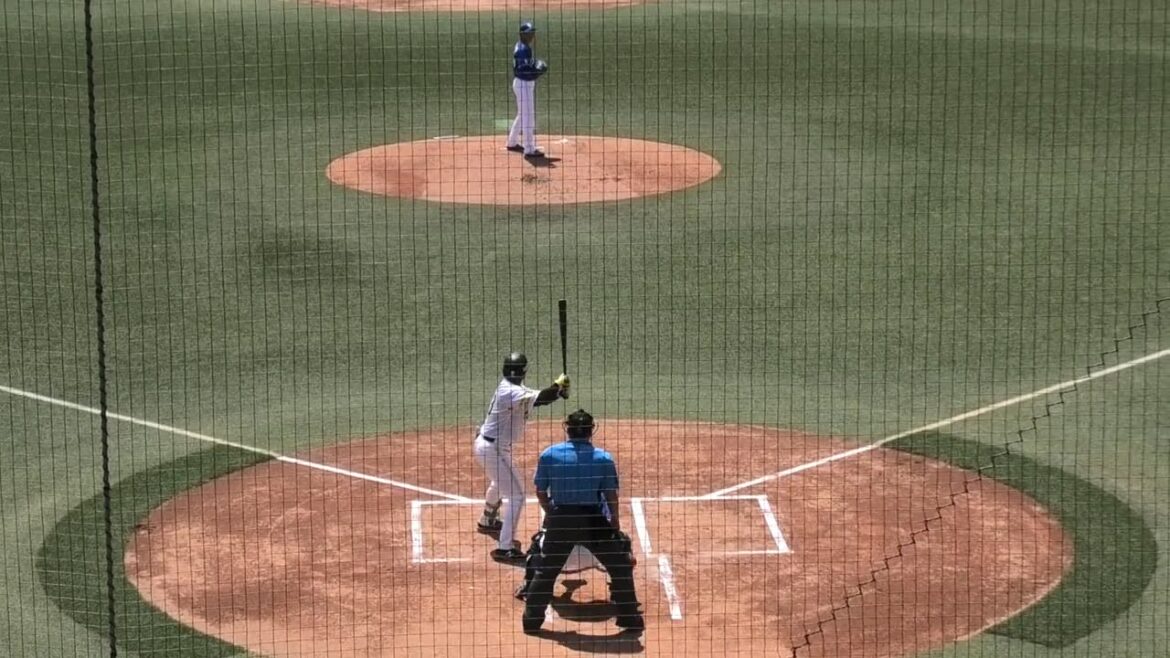 ソフトバンク 井上朋也 ホームラン！2024.8.15 ウエスタンリーグ