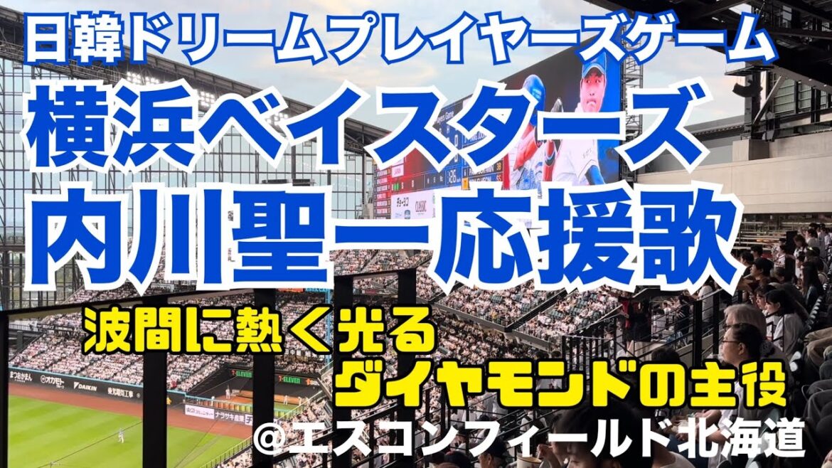 【日韓ドリームプレイヤーズゲーム】横浜ベイスターズ 内川聖一応援歌