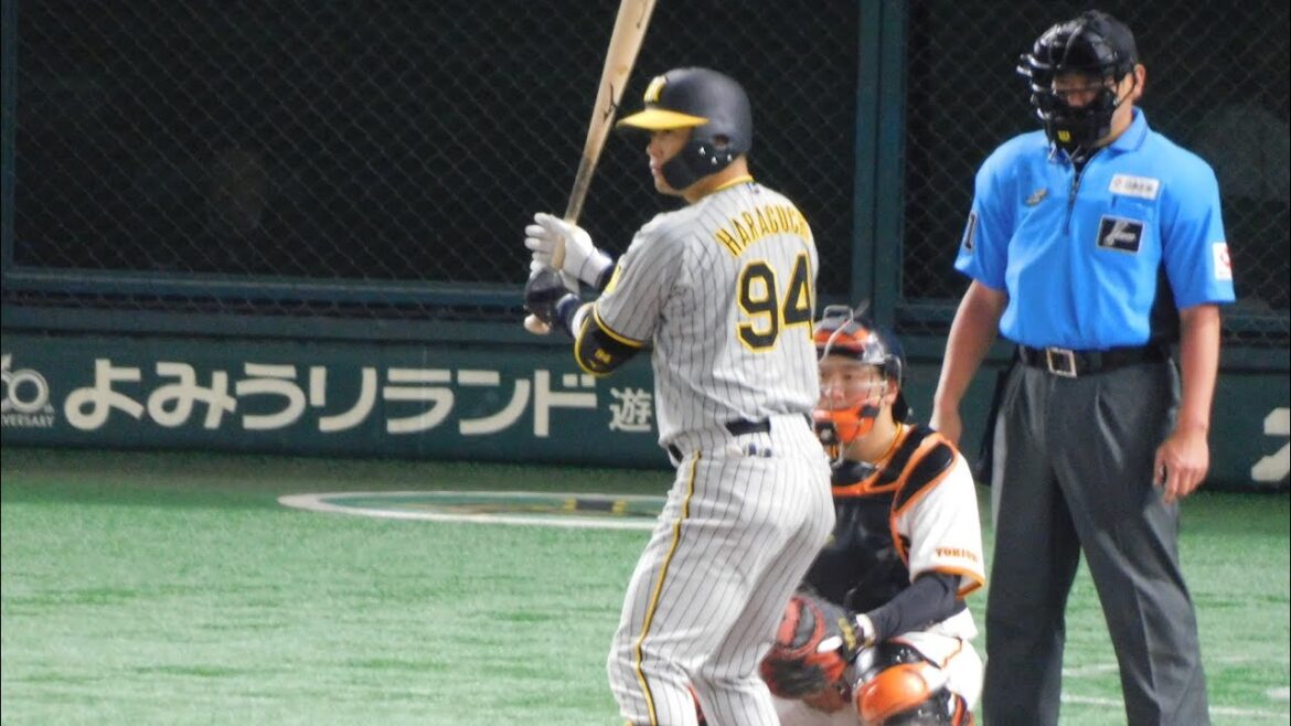 【冷静な代打の神様】原口文仁 冷静に四球を選び出塁