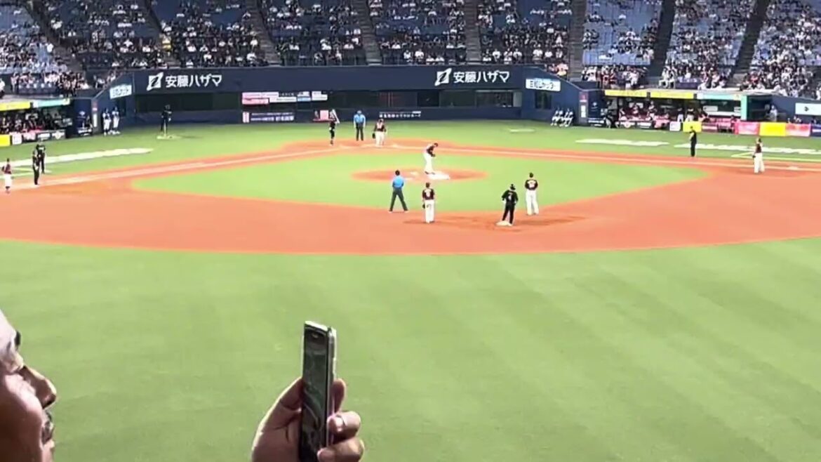 2024.8.15山足達也申告敬遠〜西川龍馬専用チャンステーマ「決然」【京セラドーム大阪】