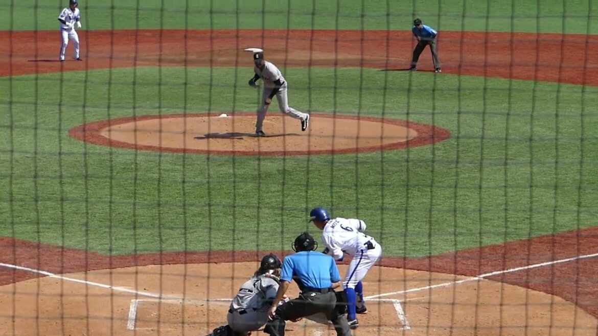 2024年8月18日イースタンリーグ 巨人戦 森 敬斗 選手の第1打席