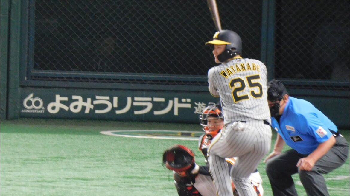 【高梨を粉砕】渡邉諒 スタメン起用に応える走者一層３点勝ち越しタイムリー2ベース