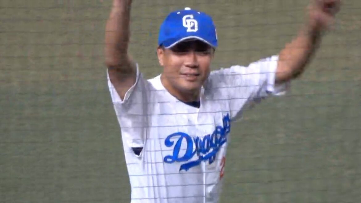 今日のヒーロー大野雄大と細川成也がファンの声援に応えドーム一周　中日ドラゴンズVS阪神タイガース　2024/08/18