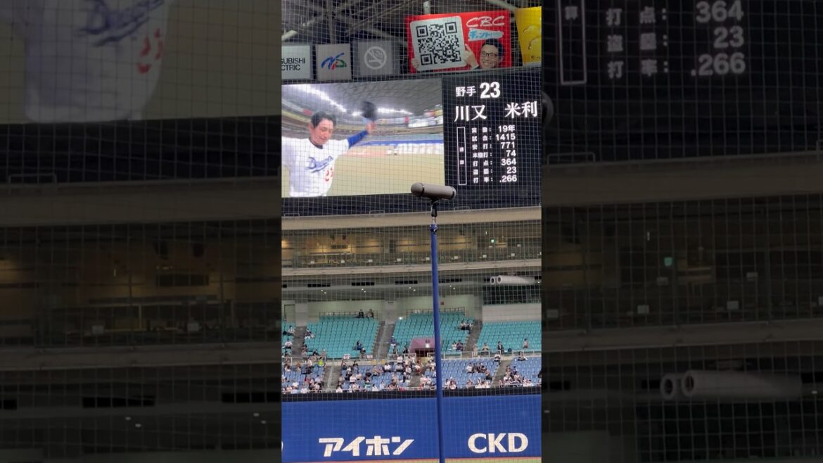 選手紹介✨リ・ジョンボム、川又、江藤、小笠原💫昇竜チーム✨💫中日レジェンドOB戦2024.7.25 ナゴヤドーム #田尾　#ピカイチ名古屋チャンネル 　#中日