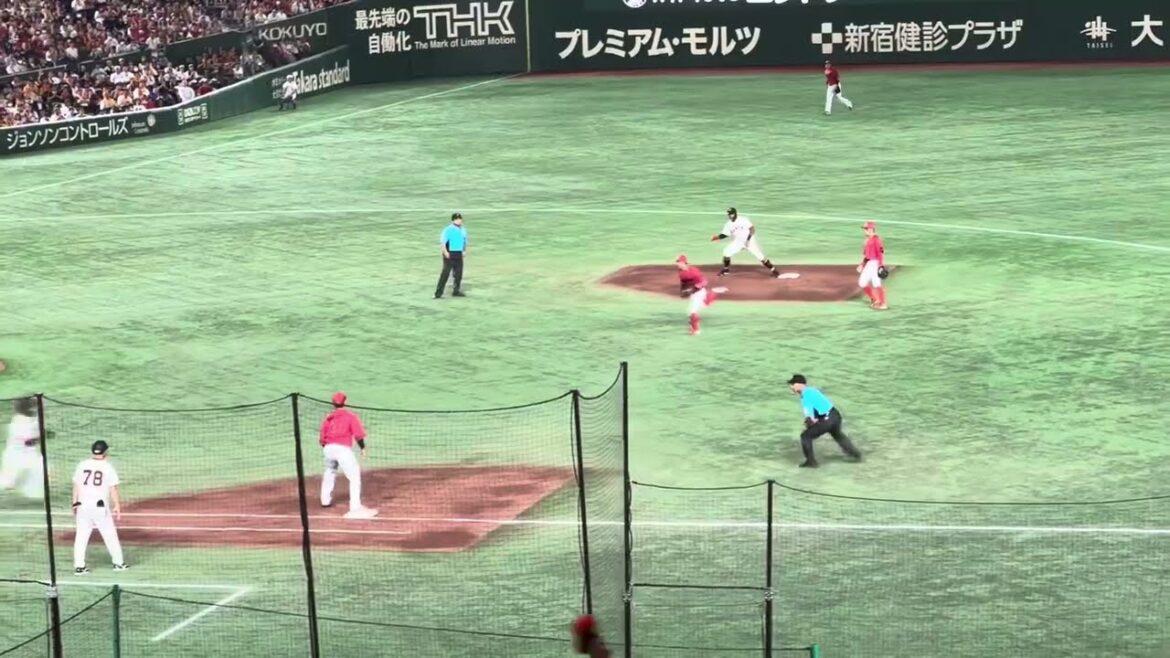 丸佳浩のタイムリー内野安打！