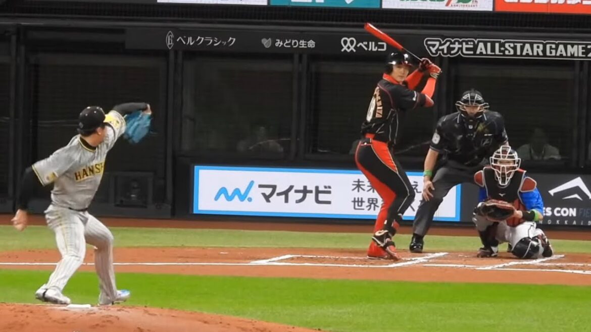 オールスター2024 山﨑福也が二刀流で爆裂ヒット炸裂！大騒ぎになる瞬間　inエスコンフィールド北海道