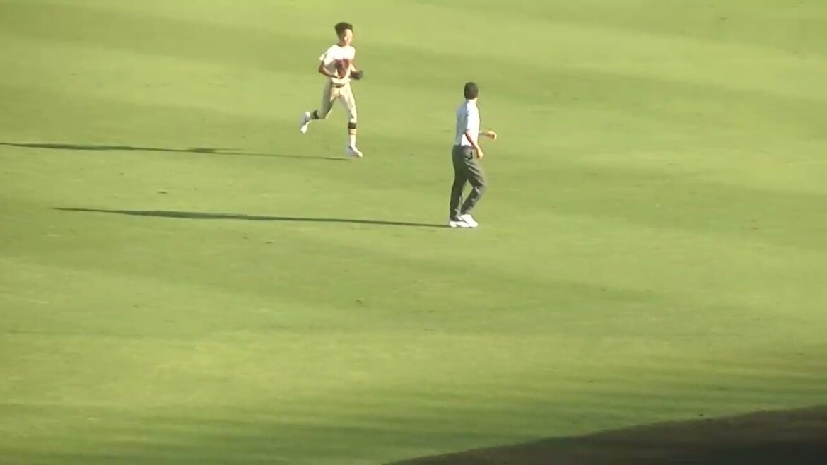 健大高崎 佐々木 貫汰くんを打ち取る清家 準くん【甲子園2024 英明 対 健大高崎 2024年8月7日】