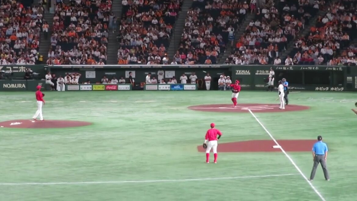 小園海斗ナイス判断でセカンド走者、丸をアウト❗ 対読売ジャイアンツ 小園海斗ナイス判断でセカンド走者、丸をアウト❗ 対読売ジャイアンツ