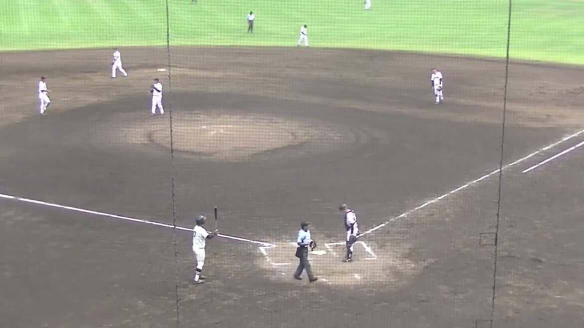 ジャイアンツ山﨑友輔 中津大和にタイムリー打たれる（ 読売ジャイアンツ3軍 対 法政大学 2024年8月17日）