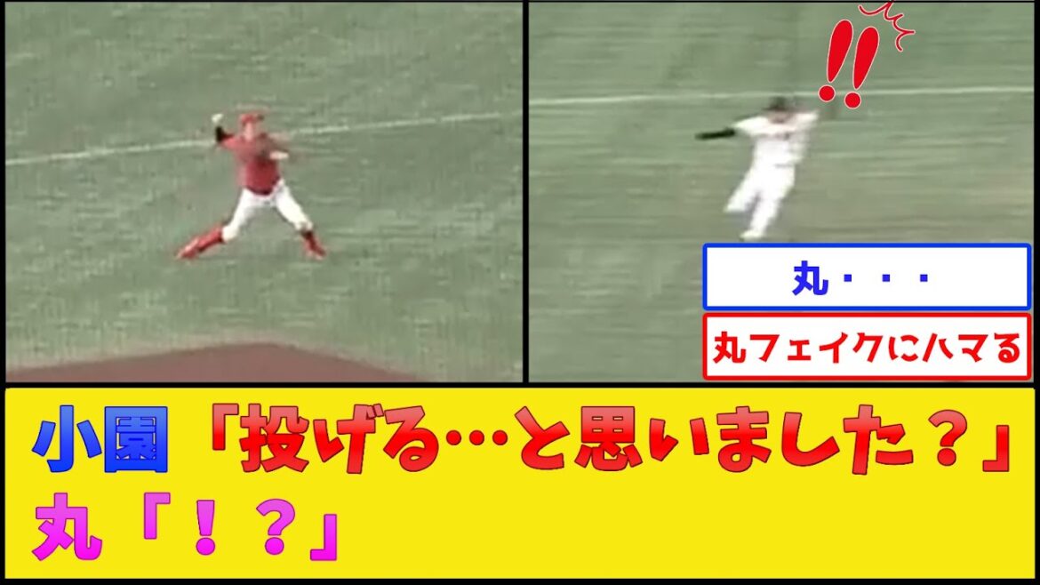 カープ小園、頭脳プレー【広島東洋カープ】【プロ野球なんJ 2ch プロ野球反応集】