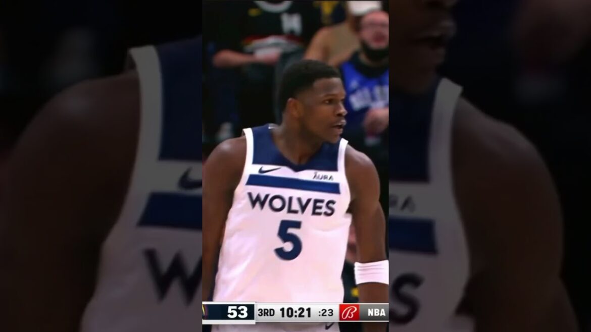 Anthony Style Edwars! 😙 #nbahighlights #nbaplayoffs #anthonyedwards