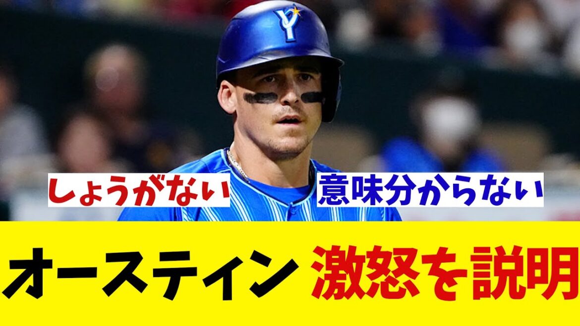 DeNA・オースティン　乱闘未遂の激怒を説明wwwwwww【野球情報】【2ch 5ch】【なんJ なんG反応】【野球スレ】