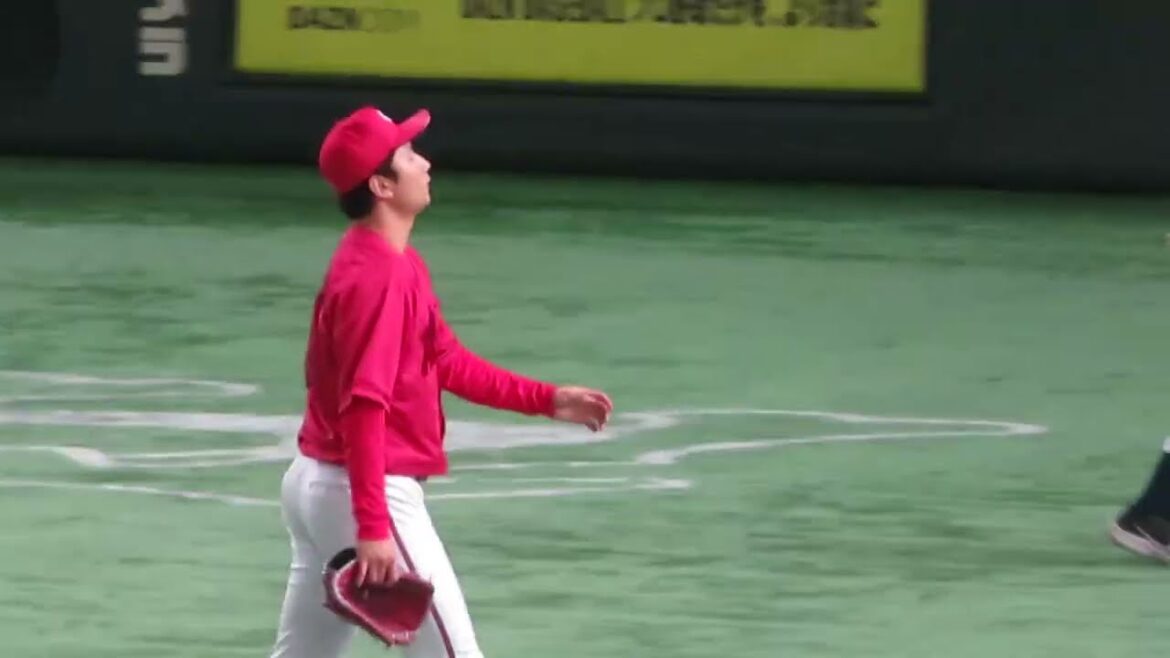 カープ島内⚾巨人岡本をサードゴロで3アウト対読売ジャイアンツ2024.8.22　　　