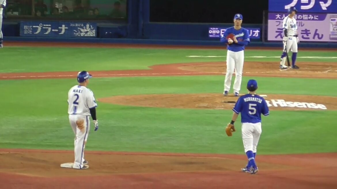 2024年8月22日・中日戦 柴田 竜拓 選手の第1打席