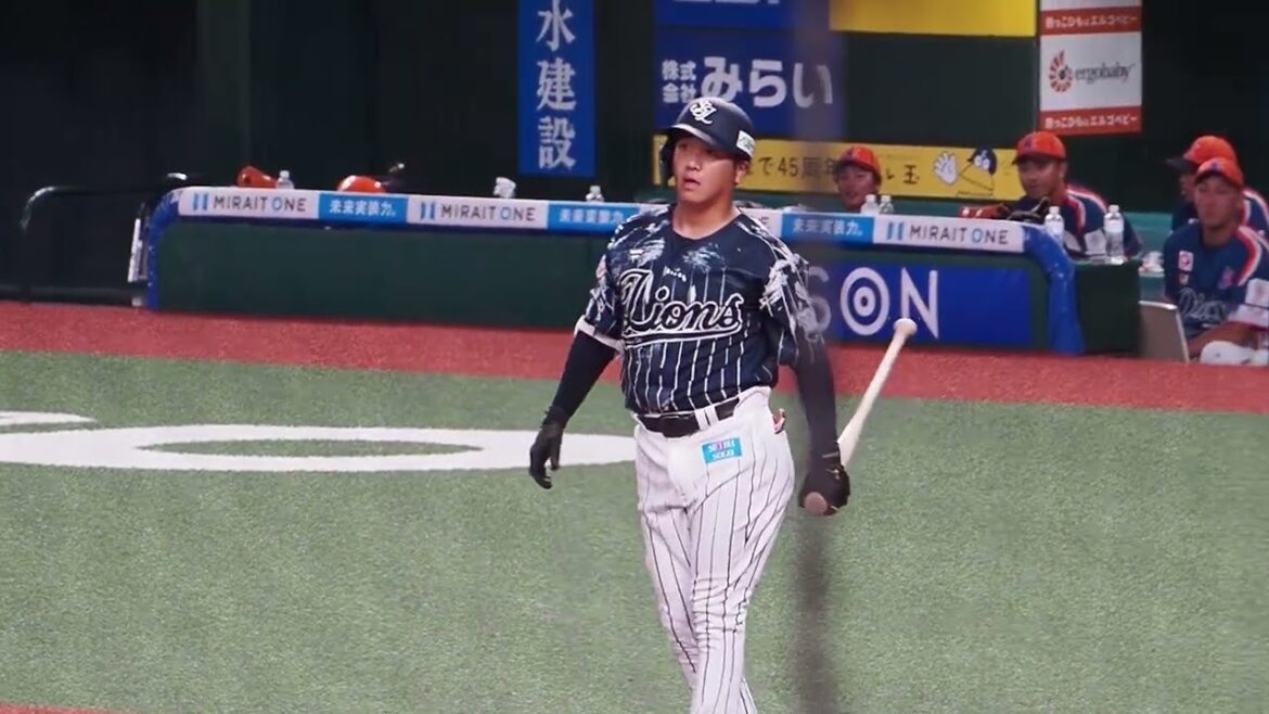 2024.08.17 オイシックス新潟-埼玉西武 #平沼翔太 打席シーン (ベルーナドーム)