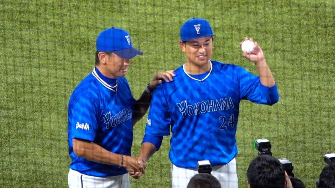 吉野光樹！苦労人が掴んだプロ初勝利のヒーローインタビュー！三浦監督と記念撮影！2024/08/23 横浜DeNAベイスターズ