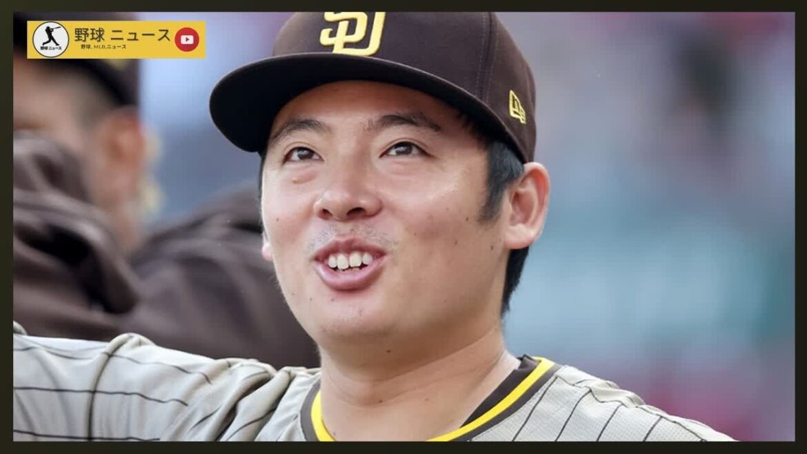 【海外の反応】松井裕樹、美人妻と家族に“デレデレ”　届けられた愛に顔真っ赤「ハハハ、かわいい」