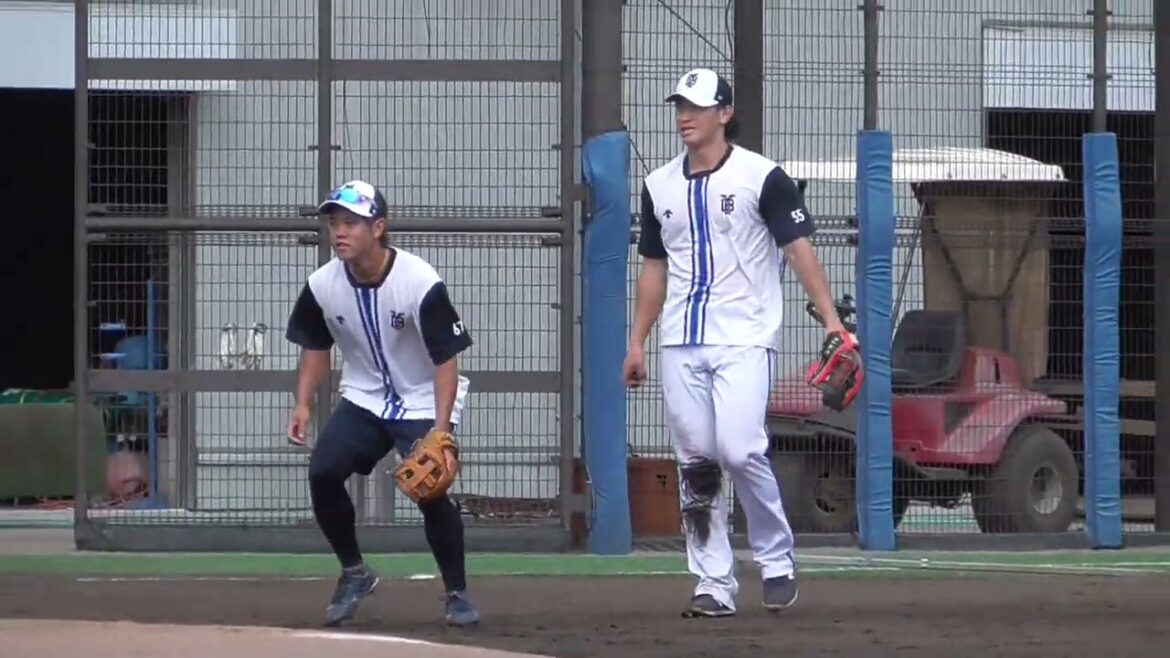 2024年8月 DOCK OF BAYSTARS YOKOSUKA 内野手のノック練習２
