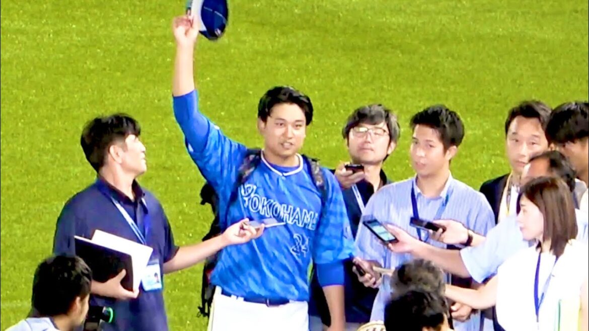 『初勝利おめでとう！』二次会のコールに応える吉野光樹！ 横浜DeNAベイスターズ 2024/8/23