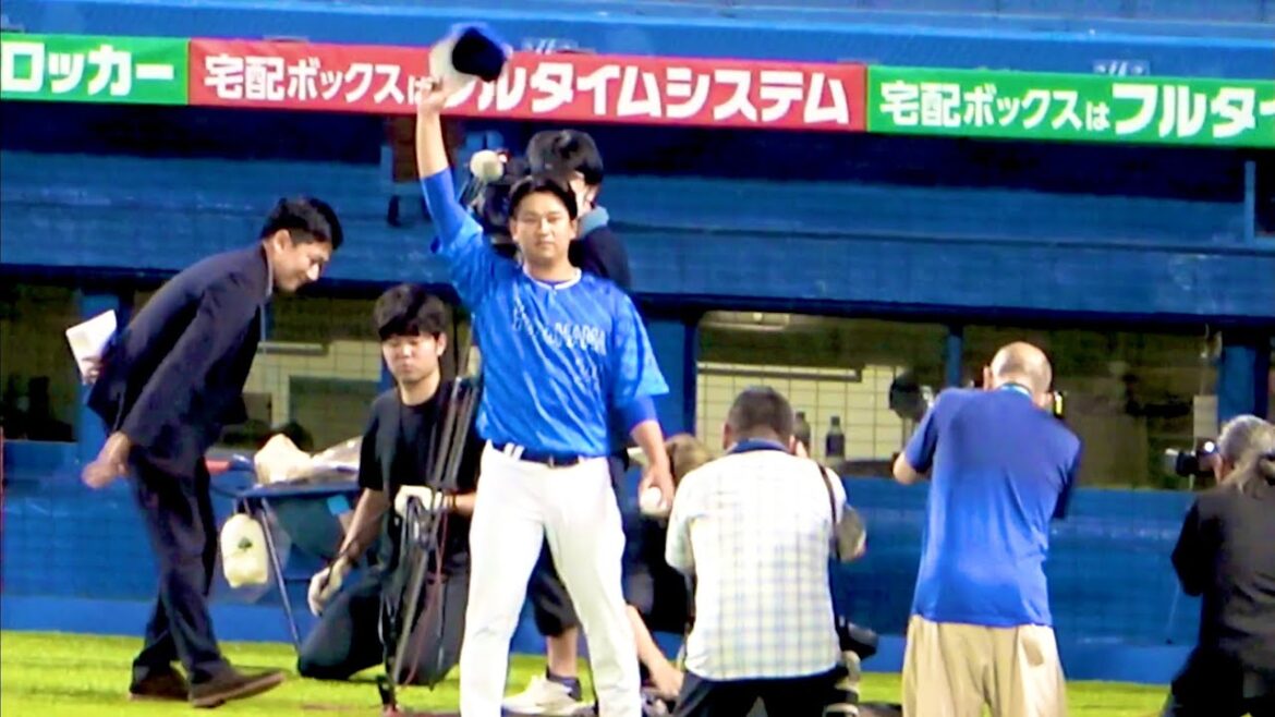吉野光樹、嬉しいプロ初勝利でヒーローインタビュー！ 横浜DeNAベイスターズ 2024/8/23