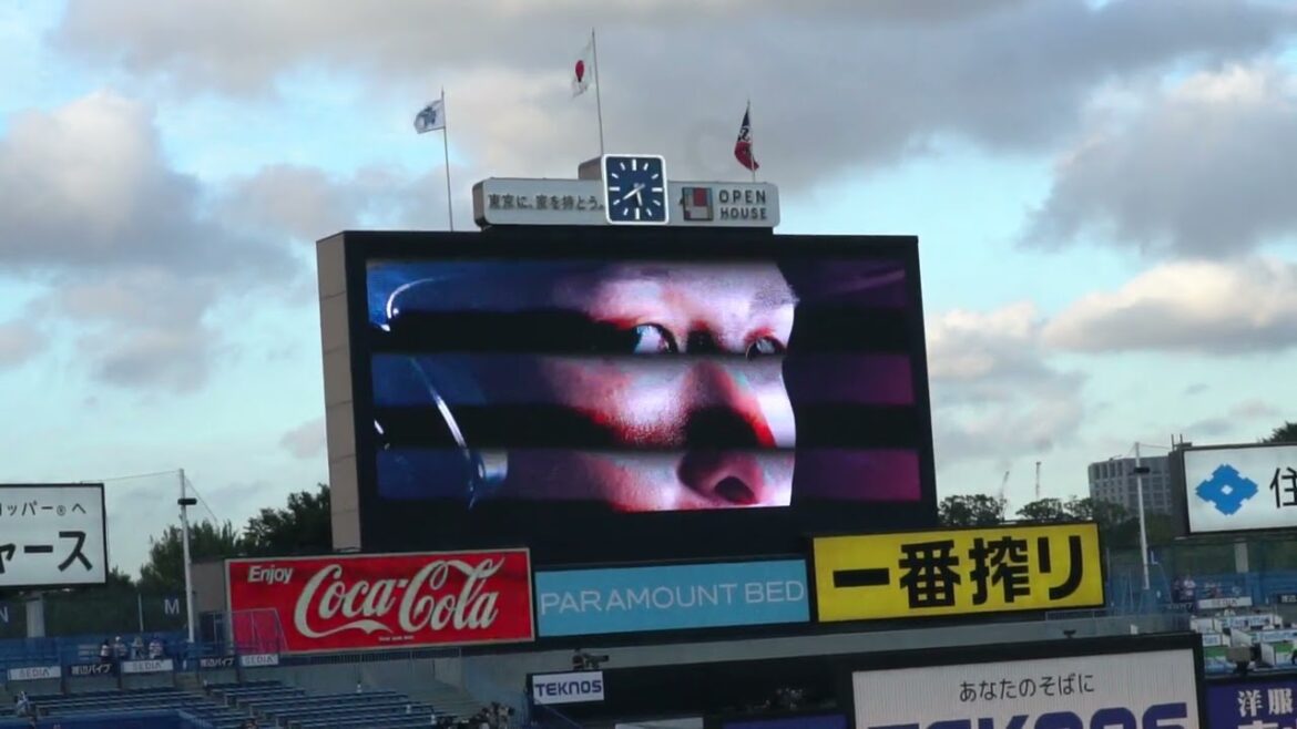 東京ヤクルトスワローズ　スタメン発表　in明治神宮球場　2024 8-23