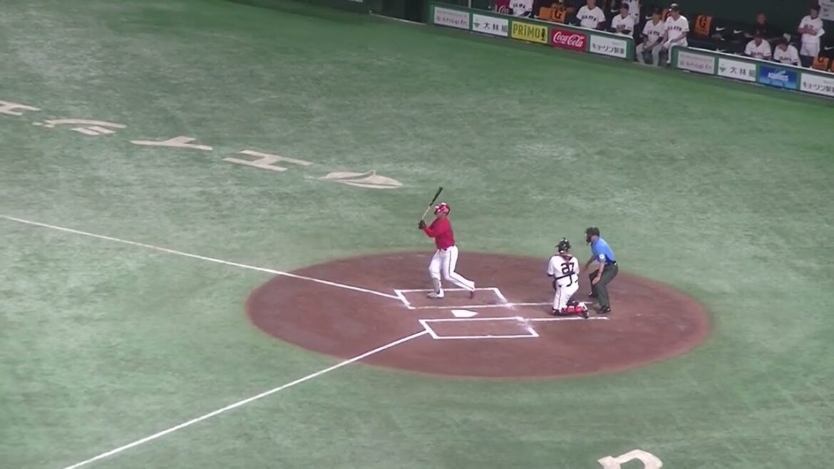 林晃汰を空振り三振にとる山﨑伊織【読売ジャイアンツ対 広島東洋カープ  2024年8月6日】